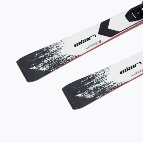 Elan Porsche Design Elan Ace Abfahrtsski schwarz und weiß + EMX 12 AAJHNV21