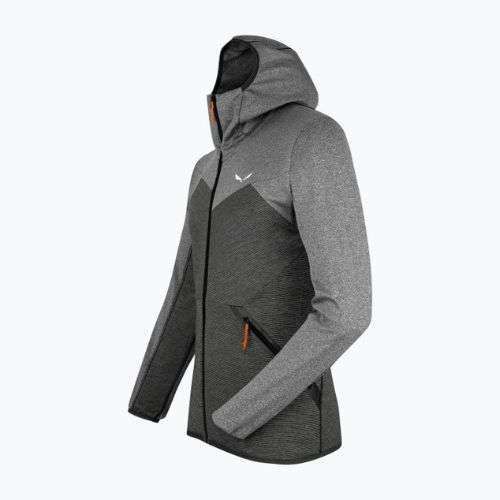 Salewa Herren Fleece-Sweatshirt Puez Melange PL FZ Hoody grau 00-0000027386