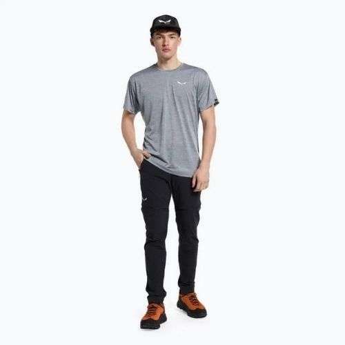 Salewa Herren-Trekkinghemd Puez Melange Dry grau 00-0000026537