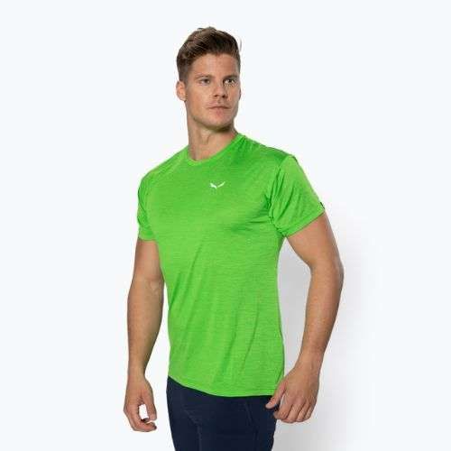 Herren-Trekkinghemd Salewa Puez Melange Dry pale frog melange 00-0000026537