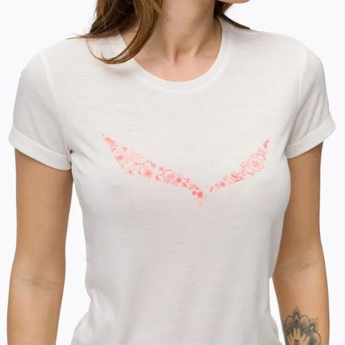 Damen-Trekking-Shirt Salewa Solid Dry weiß 00-0000027019