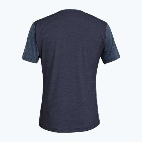 Herren-Trekkinghemd Salewa Puez Hybrid 2 Dry Premium navy melange 00-0000027397