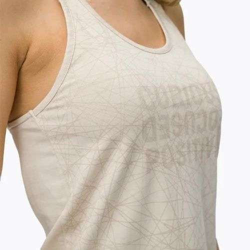 Salewa Lavaredo Hanf Print Damen-Trekking-Shirt beige 00-0000028023
