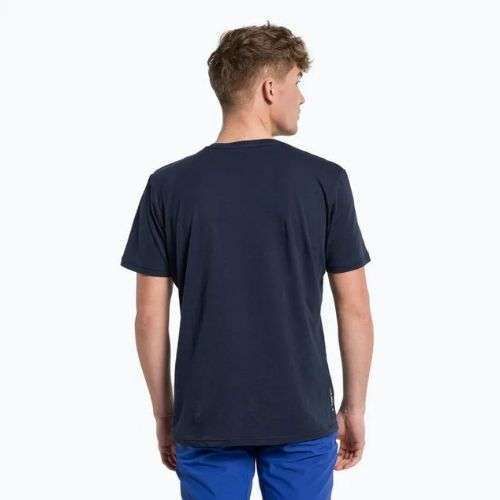 Herren-Trekking-T-Shirt Salewa Alpine Hemp Logo navy blau 00-0000028132
