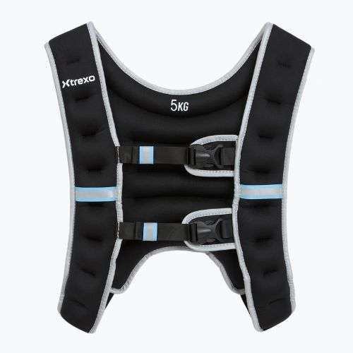 XTREXO gewichtete Trainingsweste schwarz WV-05