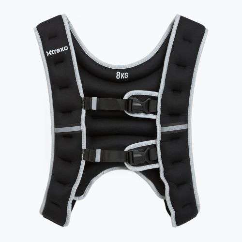 XTREXO gewichtete Trainingsweste schwarz WV-08