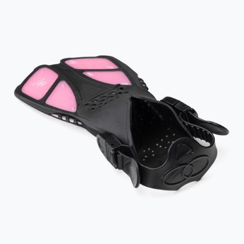 Kinderschnorchelset AQUASTIC Maske + Flossen + Schnorchel rosa MSFK-01SR