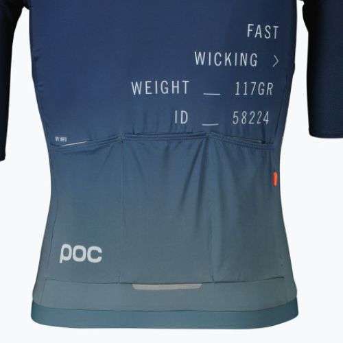 Fahrradtrikot für Männer POC Pristine Print gradient turmaline navy