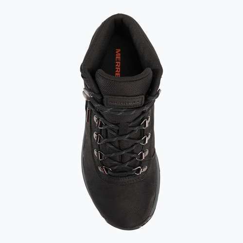 Herren-Trekkingstiefel Merrell Erie Mid Ltr WP schwarz