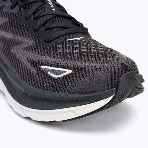 Damen Laufschuhe HOKA Clifton 9 schwarz/weiss