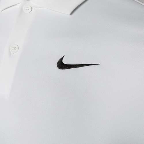 Herren-Tennisshirt Nike Court Dri-Fit Polo Solid weiß/schwarz