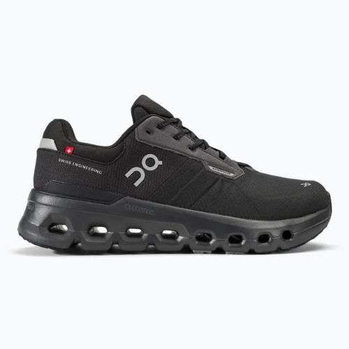 Herren On Cloudrunner 2 Wasserdichte magnet/schwarz Laufschuhe