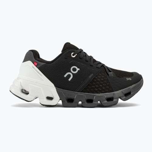 Women's On Cloudflyer 4 schwarz/weiß Laufschuhe