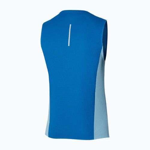 Herren Lauftank Mizuno Aero Tank federal blau