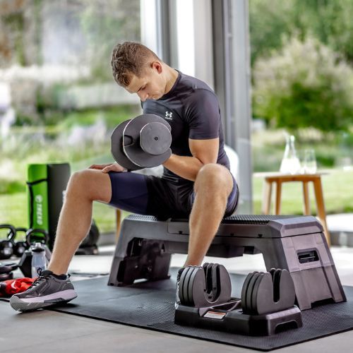 TREXO verstellbare Kurzhantel TXO-B4W005 32 kg schwarz