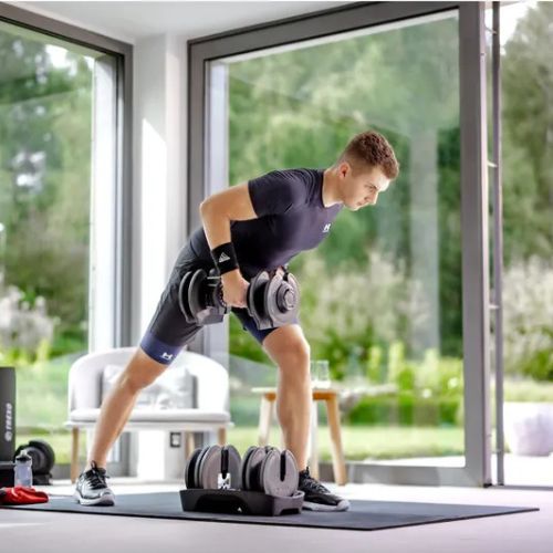 TREXO verstellbare Kurzhantel TXO-B4W001 40 kg schwarz