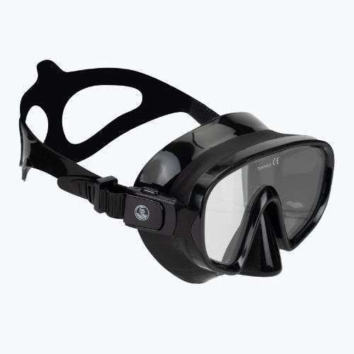AQUASTIC Cove Schnorchelset Maske + Schnorchel schwarz