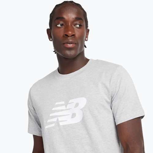 Herren New Balance Grafik V Flying sportlich grau t-shirt