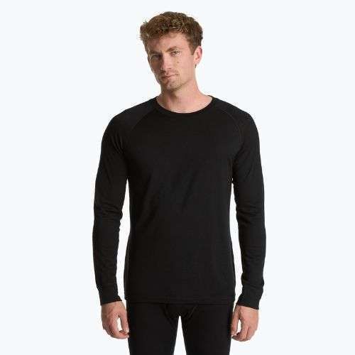 WOOLCANO Merino Herren Thermo-Unterwäsche-Set SET0540 schwarz