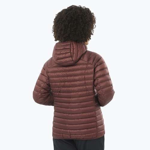 Damen Salomon Elixir Micro Down Jacke Hd Rum Rosine