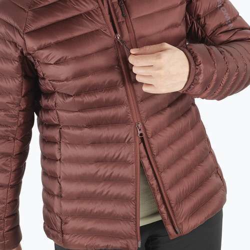 Damen Salomon Elixir Micro Down Jacke Hd Rum Rosine