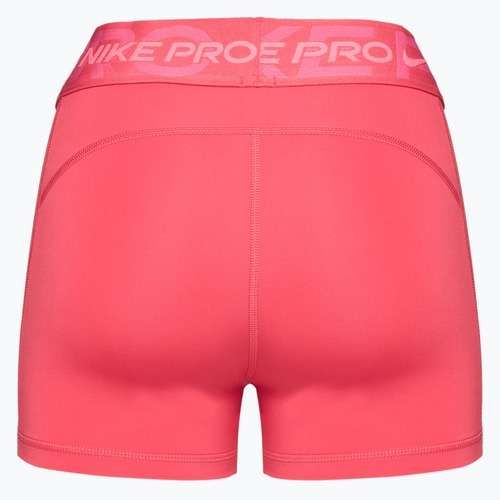 Trainings Shorts Damen Nike Pro Mid Rise 3" aster pink/pinksicle/hot punch/white