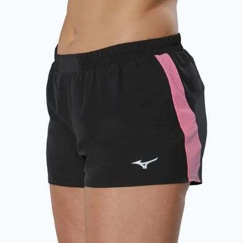 Lauf Shorts Mizuno Aero 2.5 black/wild orchid