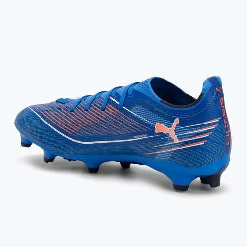 PUMA Herren Fußballschuhe Ultra 6 Match FG/AG ultra blau/puma weiß/glühend rot