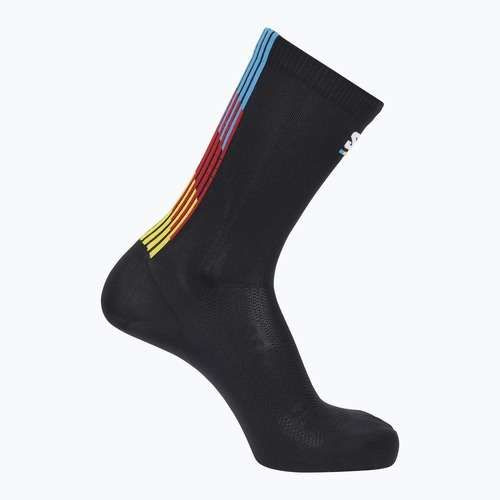 Socken Salomon Pulse Race Flag Crew black