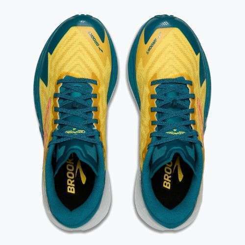 Laufschuhe Herren Brooks Catamount 4 quince/ celestial/neo ember