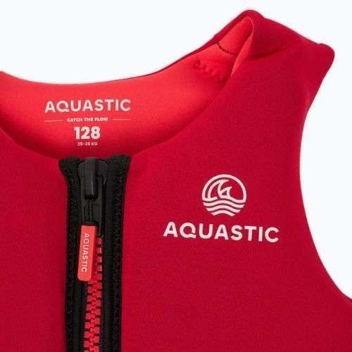 AQUASTIC Youth 50N Rot Kinder Schwimmweste