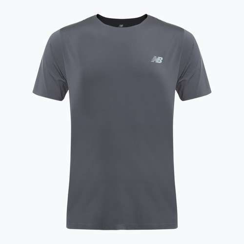 Herren New Balance Race Day graphitfarbenes Laufshirt