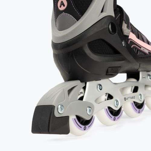 ATTABO Bladeroll Kinder Inline-Skates verstellbar schwarz/lila