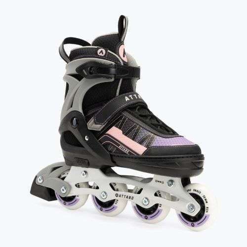 ATTABO Bladeroll Kinder Inline-Skates verstellbar schwarz/lila