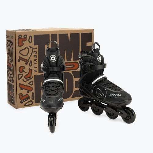 Herren ATTABO Bricker Fitness-Rollschuhe schwarz