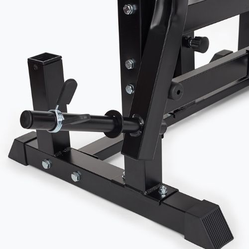 XTREXO BenchFit Max Trainingsbank mit Ständer und Gebetsstange schwarz