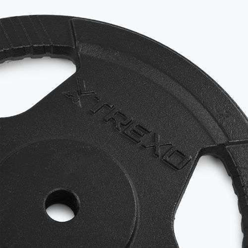 XTREXO Gusseisen Gewicht TRX-ICP025 25 kg Chrom