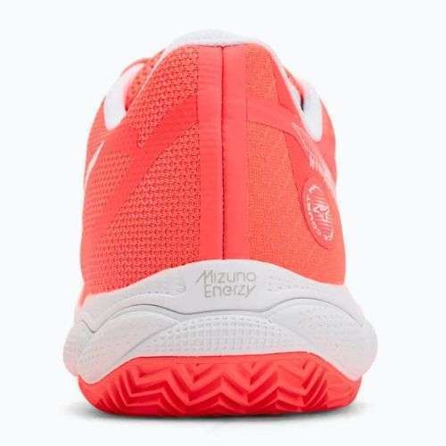 Damen Tennisschuhe Mizuno Wave Enforce Court CC W calypso coral/white/barely pink