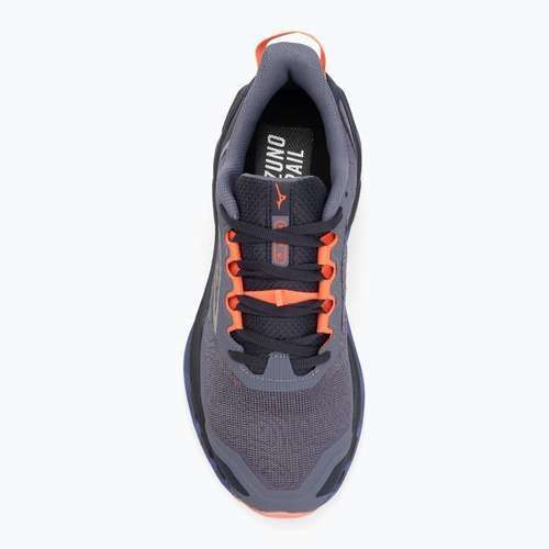 Damen Laufschuhe Mizuno Wave Mujin 11 blau granit/silber/striking coral