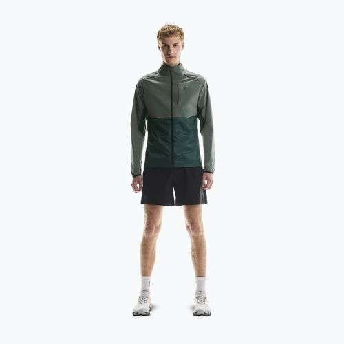 Men's On Weather spirulina/olive Laufjacke
