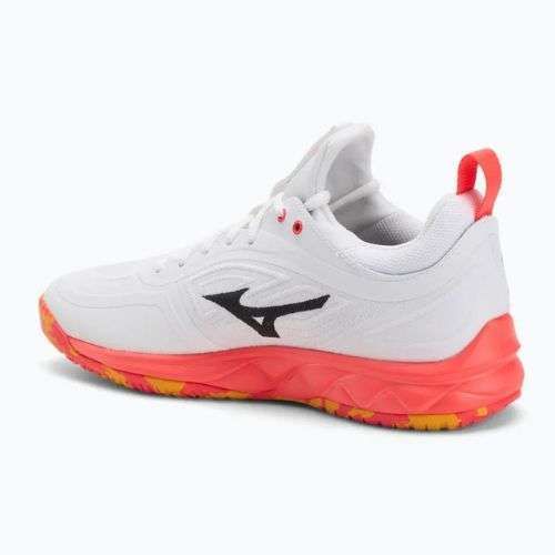 Mizuno Wave Luminous 3 weiß/feurige Koralle 2/Zitrus Volleyballschuhe