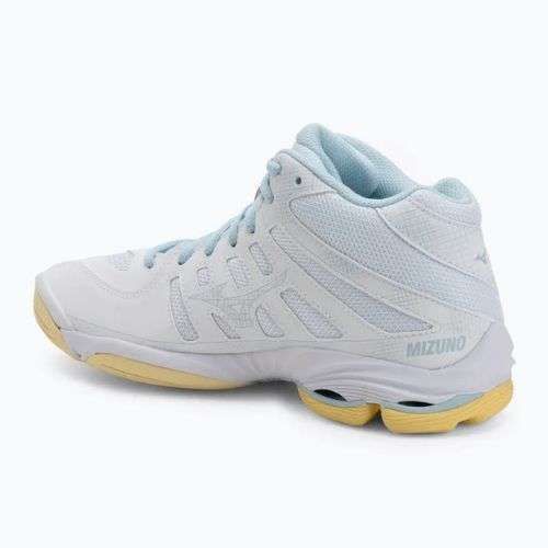 Damen Volleyballschuhe Mizuno Wave Voltage 2 Mid weiß/calypso coral/pale banana