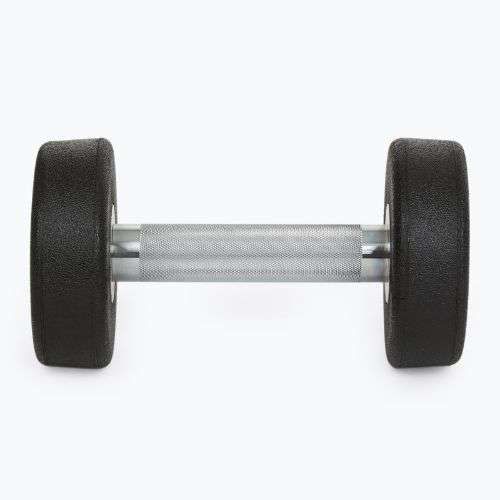 Gummierte Gusseisenhantel XTREXO Pro 4 kg black