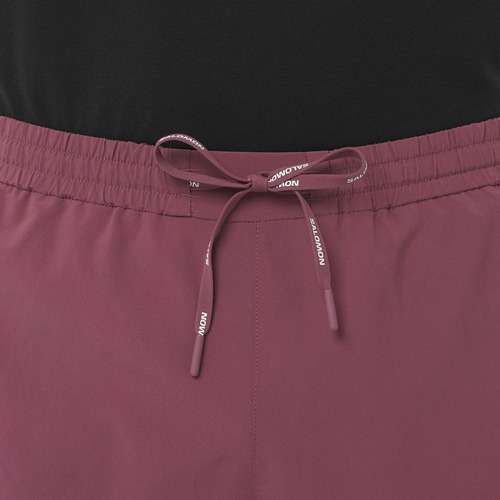 Herren-Laufshorts Salomon Shakeout C 2IN1 7" nocturne