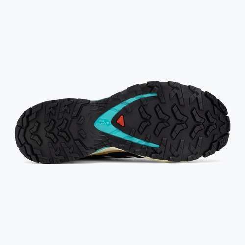 Damen Laufschuhe Salomon XA PRO 3D V9 GTX transparent gelb/schwarz/wasserfall