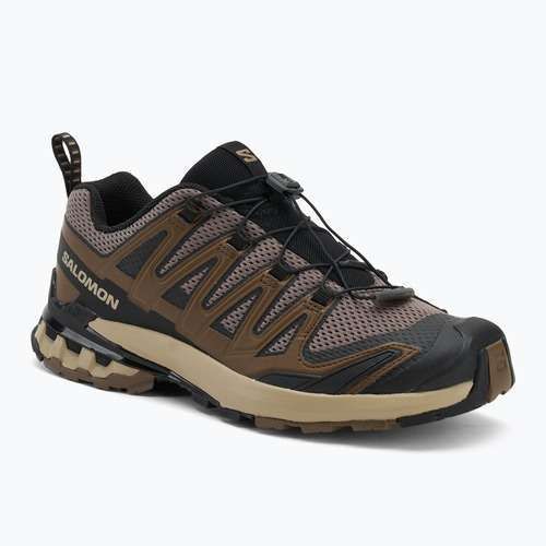 Herren Laufschuhe Salomon XA Pro 3D V9 falcon/desert tan/schwarz