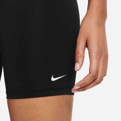 Damen Trainingsshorts Nike Pro 365 8" schwarz/weiß