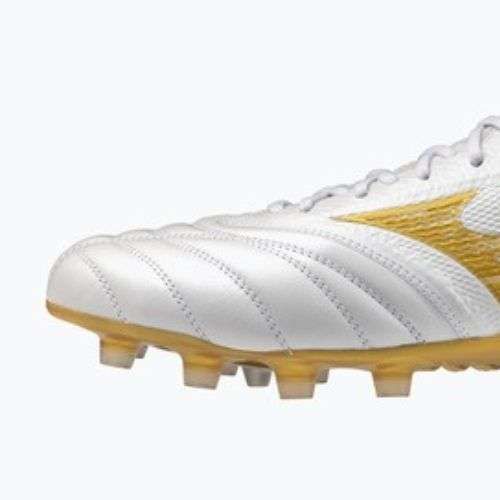 Fußballschuhe Mizuno Morelia Neo IV Beta Japan FG white/mp gold/cool gray 3c