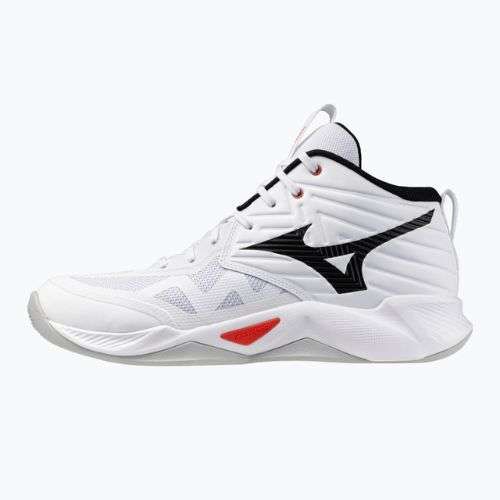 Volleyballschuhe Mizuno Wave Momentum Pro Mid white/black/fiery red