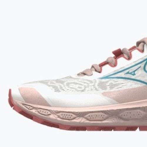 Damen-Laufschuhe Mizuno Wave Mujin 11 snow white/larkspur/faded rode